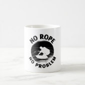 Wakeboard No Rope No Problem Wake Wakeboarder Kaffeetasse (Mittel)