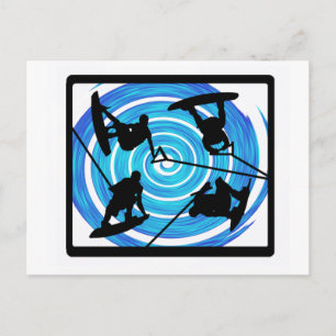 Wakeboard Nothing vergleicht Postkarte