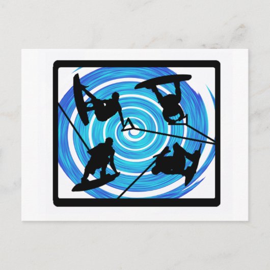 Wakeboard Nothing vergleicht Postkarte (Vorderseite)