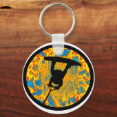 Wakeboard Psycho Raley Schlüsselanhänger (Vorderseite)