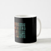 Wakeboard Quote Wakeboarder Weckte Wakeboarding Kaffeetasse (VorderseiteRechts)