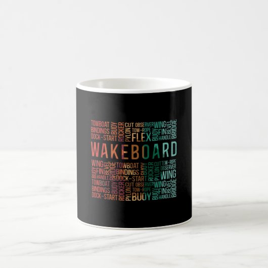 Wakeboard Quote Wakeboarder Weckte Wakeboarding Kaffeetasse (Mittel)