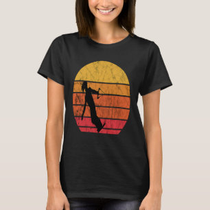 Wakeboard Retro Sonnenuntergang Vintage Sonnenunte T-Shirt
