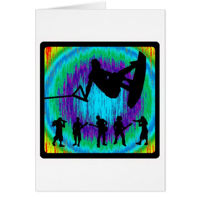 Wakeboard rühren sich oben (Vorne)