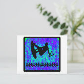 Wakeboard Simple Morning Postkarte (Stehend Vorderseite)