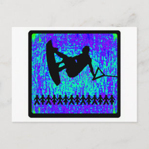 Wakeboard Simple Morning Postkarte