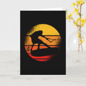 Wakeboard Sunset Wakeboarding Karte (Gelbe Blume)