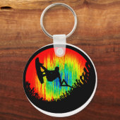 Wakeboard the Wakeboarder Schlüsselanhänger (Vorderseite)