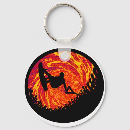 WAKEBOARD ÜBERSICHTLICH SCHLÜSSELANHÄNGER (Vorderseite)