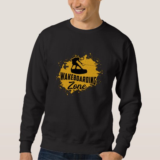 Wakeboard-Wakeboard-Wakeboard für die Wakeboard-Zo Sweatshirt (Vorderseite)