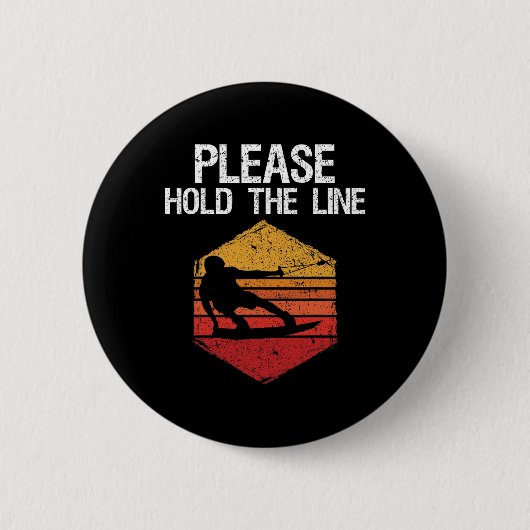 Wakeboard Wakeboarder Wakeboarding Freestyle Wake  Button (Vorderseite)