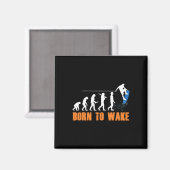 Wakeboard Wakeboarder Wakeboarding Freestyle Wake Magnet (Vorderseite/Rückseite)