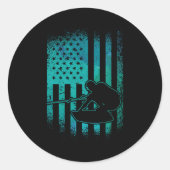 Wakeboard Wakeboarder Wakeboarding Runder Aufkleber (Vorderseite)