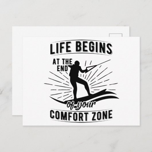 Wakeboard | Waterski Wakeboard Sea Geschenke Postkarte (Vorne/Hinten)