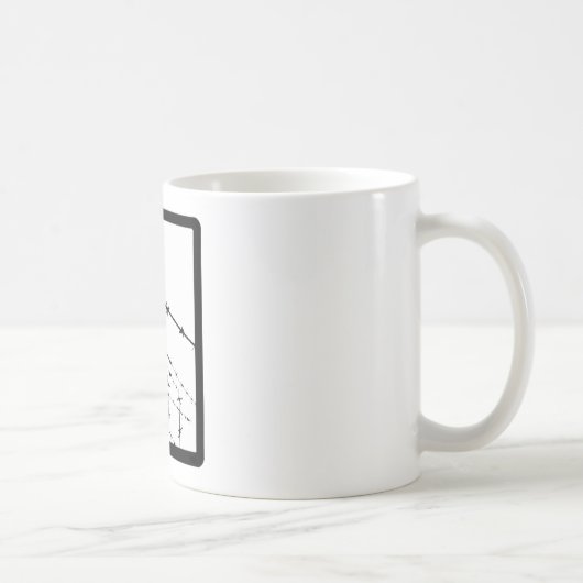 WAKEBOARD WIDERHAKEN VERDRAHTET KAFFEETASSE (Rechts)