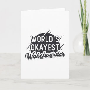 Wakeboard World's beste Wakeboarder Wakeboarden Karte