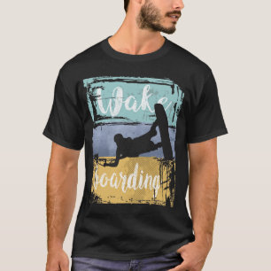 Wakeboarden Retro Wakeboarder T-Shirt