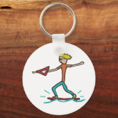 Wakeboarden Schlüsselanhänger (Rückseite)
