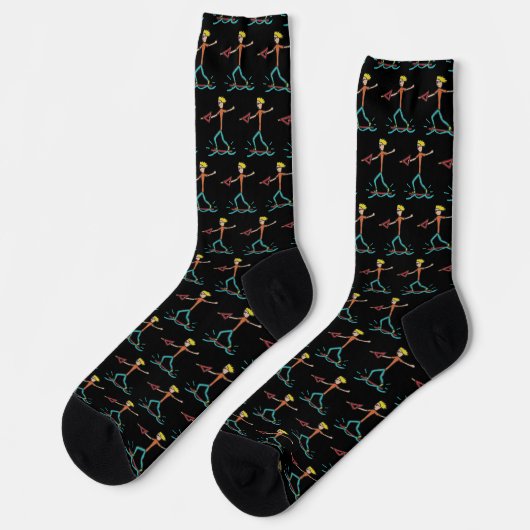 Wakeboarden Socken (Linkes Detail)