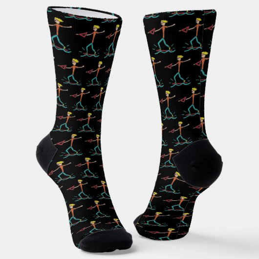 Wakeboarden Socken (Gewinkelt)