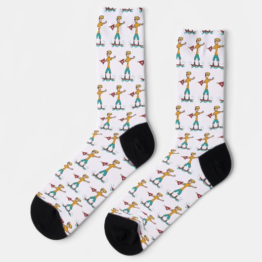 Wakeboarden Socken (Linkes Detail)