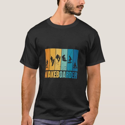Wakeboarden Wakeboarder Wakeboard T-Shirt (Vorderseite)