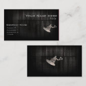 Wakeboarder; Cooles Schwarzes Visitenkarte (Vorne/Hinten)