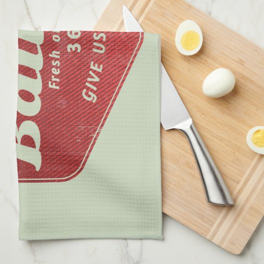 Wakeboarder Geschirrtuch (Viertel Falte)