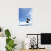 Wakeboarder Jumping Poster (Heimbüro)