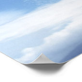 Wakeboarder Jumping Poster (Ecke)