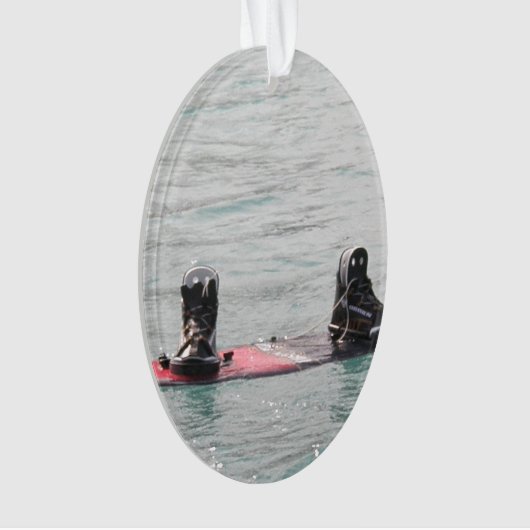 Wakeboarder Ornament (Vorderseite)