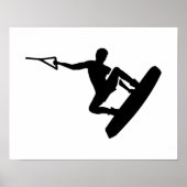 Wakeboarder Poster (Vorne)