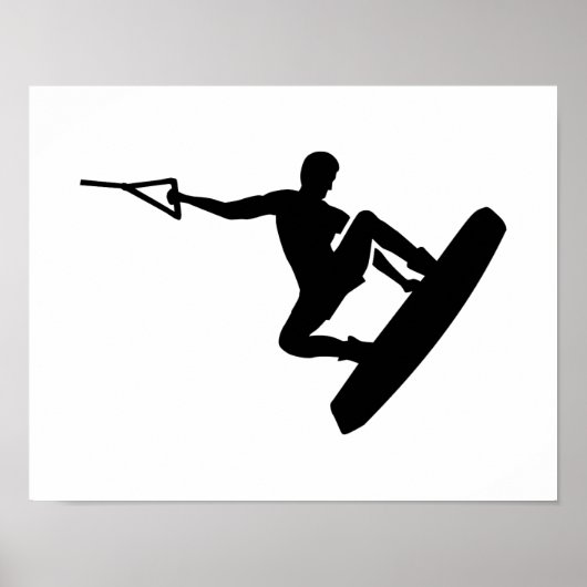 Wakeboarder Poster (Vorne)