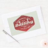 Wakeboarder Rechteckiger Aufkleber (Umschlag)