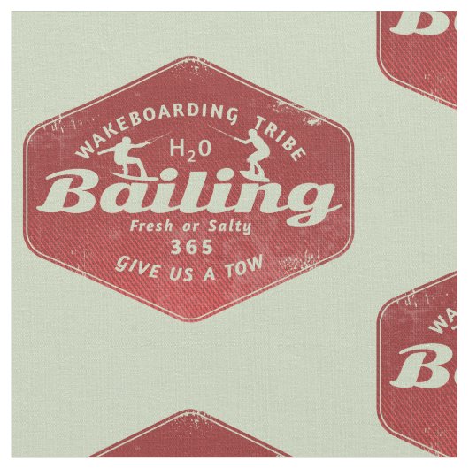 Wakeboarder Stoff (Nahaufnahme)