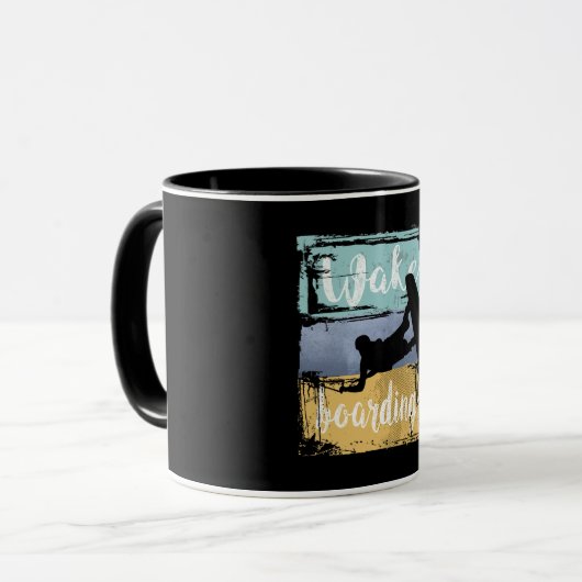 Wakeboarder Tasse (Vorderseite Links)