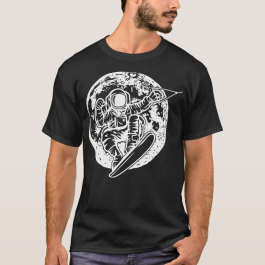 Wakeboarder Vollmond T-Shirt (Vorderseite)