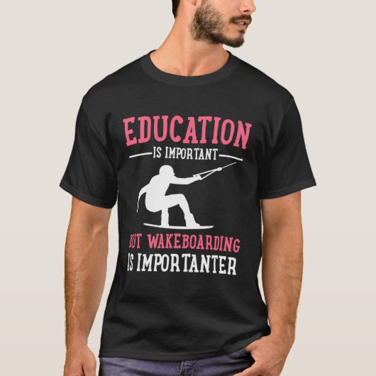 Wakeboarder-Wakeboard T-Shirt (Vorderseite)