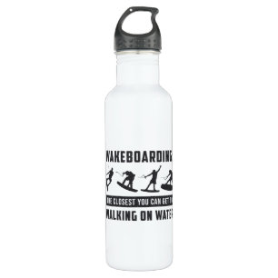 Wakeboarder Wakeboarding Walking on Water Weck Edelstahlflasche
