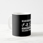 Wakeboarder Walking on Water Weck Wakeboarder Kaffeetasse (Vorderseite Links)
