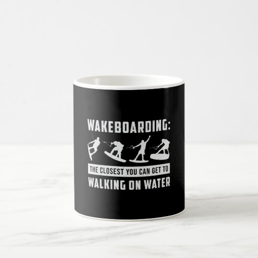 Wakeboarder Walking on Water Weck Wakeboarder Kaffeetasse (Mittel)