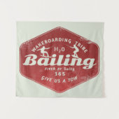 Wakeboarder Wandteppich (Vorderseite (Horizontal))