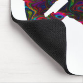 Wakeboarder-wilde Farben Mousepad (Ecke)