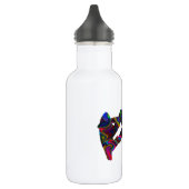 Wakeboarder-wilde Farben Trinkflasche (Links)