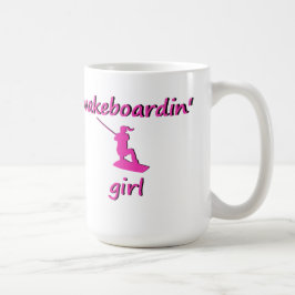 Wakeboardin Mädchen-Tasse Kaffeetasse