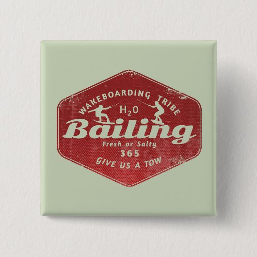 Wakeboarding-Banking Button (Vorderseite)