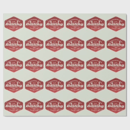 Wakeboarding-Banking Geschenkpapier (Flach)