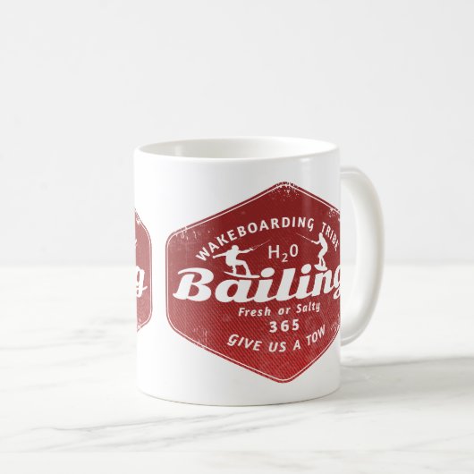 Wakeboarding-Banking Kaffeetasse (VorderseiteRechts)