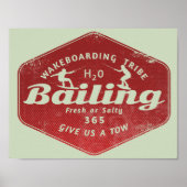 Wakeboarding-Banking Poster (Vorne)