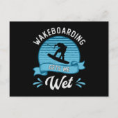 Wakeboarding erhält Wakeboarder Wakeboard Postkarte (Vorderseite)